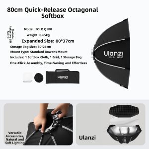 Ulanzi | Quick Install Octagonal Softbox 80cm