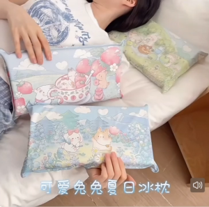 Summer ice cool cushion Cute water-filled cooling pillow a summer cooling essential for adults and students perfect for dorm rooms.