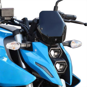 Motorcycle Front Windscreen Windshield Fly Screen Shield Wind Deflector with Mounting Bracket for SUZUKI GSX8S GSX-8S GSX 8 S 2023 2024