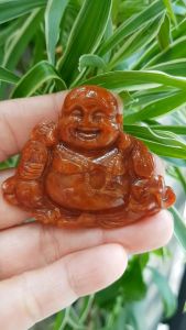 Mặt dây chuyền Nam Phật Di Lặc đá cẩm thạch tự nhiên đỏ huyết đậm sịn đẹp Ngang 56mm cao 47mm dầy 8mm mạng hỏa mạng thổ về bọc vàng lên đeo đẹp sang đỏ may mắn tài lộc có 1999k ạ