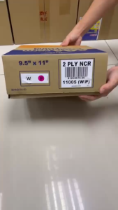 AAA Form 2ply Color WP NCR Color Computer Form ( White / Pink ) 500 FANS / Dot Matrix Printer Computer Paper W/P