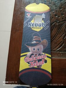 bungkus kebab craft motif labubu viral isi 100