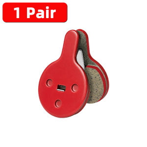 PINMOAP 1/25 Pairs Bicycle Brake Pads Disc Brake Caliper Pads Semi Metallic Low Noise For Mtb Road E Bike Cycling Repair Accesso