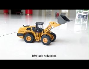 ลำไลฟ์ รถตักดิน เป้าหมายของ 50:1 เหมือนของจริง ของเล่นเพื่อการสะสม โมเดล รถเหล็ก รูปแบบ Huina