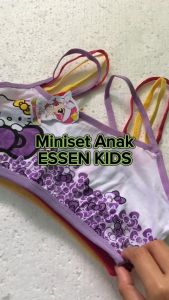 Grosir 12 Pcs Miniset Anak Cewe Essen Kids Tali Kecil | Mini Set Anak Perempuan Murah All Size