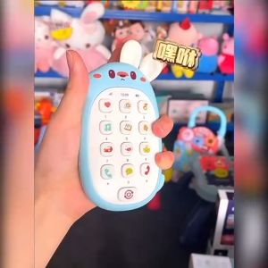 【S.mart】Children bunny educational music cellphone toy Chinese and English musical phone toy
