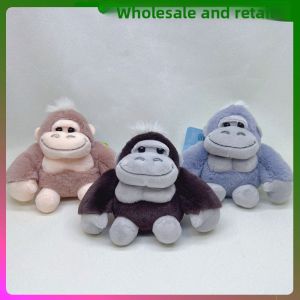 Cute Soft Gorilla Monkey Plush Keychain Pendant Doll Toy Creative Gift for Childrens Day Cartoon Series Fabric Doll