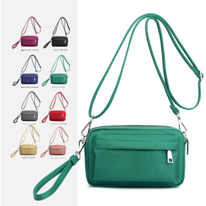 Casual Fashion Nylon Crossbody Bag Lightweight Travel Shoulder Bag Ladies Handbag Trendy Carrying Purse for Outdoor Use