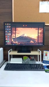 PC Stand Computer Monitor Screen Increased Shelf Computer Stand Desktop Rack Storage