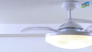 MT Edma 36in Fanaway Kipas Angin Lampu Gantung Plafon dengan LED 30W 3 Warna dan Remote Control Kipas Angin Hemat Energi Kipas Angin Baling 36 Inci Kipas Angin Brushed Nickel - Lazada