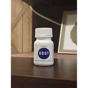 GOUT Natural Homeopathic Remedy 100 Tablets Bottle