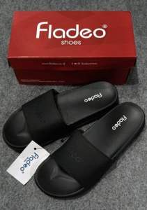 Sendal selop pria fladeo sandal karet slip on fladeo