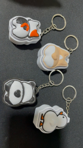 CLICKWORK SERIES Animal Booty Fidget Clicker Keychain PixelWorks Stress Relief Toy