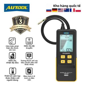 Máy Kiểm Tra Dầu Động Cơ Kỹ Thuật Số AUTOOL AS503 Màn Hình LCD 2.8 Inch Máy Đo Chất Lượng Dầu Ô Tô Đồng Hồ Vạn Năng Dùng Cho Sửa Chữa Ô Tô