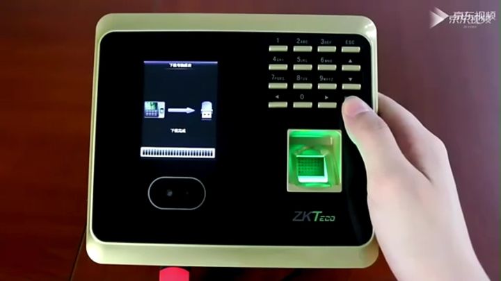 ZKTeco Biometrics Fingerprint Time Attendance Machine Security System Clock Time Recorder Punch Card Machine Password Check-in Card Reader USB Automatic Report Generation