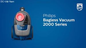 Máy hút bụi không túi Philips XB2023/81 Serial 2000 công suất 1500W - Hàng Nhập Khẩu Bảo Hành 2 Năm
