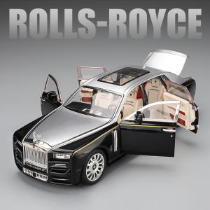 Mô Hình Xe Hơi Rolls-Royce Phantom Mới 1:24 Bằng Hợp Kim Lớn Trang Trí Đồ Chơi Mô Phỏng Cho Bé Trai Mô Hình Xe Hơi