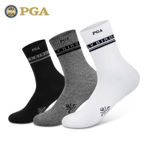 High Elastic Golf Socks for Men Anti-Slip Mid-Calf Sports Socks PGA 2024 New Arrival Comfortable Breathable Golf Clothing