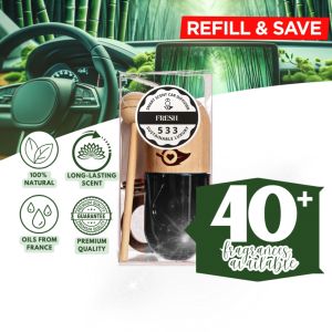 My Home 530 GREEN TEA Car Diffuser Vent Clip Air Freshener Long Lasting Scent for Auto Cars