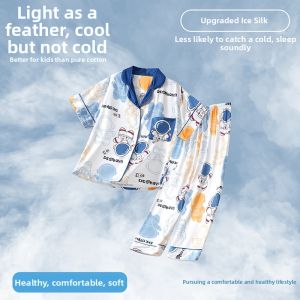 SHAPRA | Ice Silk Spider Man Boys Home Wear
