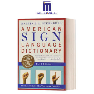 American Sign Language Dictionary Third Edition Paperback by Martin L.A. Sternberg Original English Books
