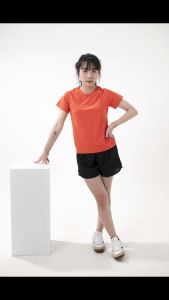 Quần đùi tập gym yoga nữ thể thao 2 lớp mã [QT02] chất vải dù mềm mịn mát.