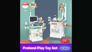 【SG Ready Stock】Kids Pretend Play Toy Playset★Medical/Doctor√Cleaning Theme with Vacuum Cleaners√Supermarket/Shopping Theme√Rich Accessories√Childrens Gift/Presents Playset√Educational Toy Kit√Fast Local Delivery√