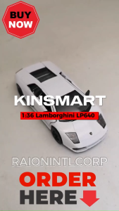 Kinsmart 1:36 Lamborghini LP640 Diecast Collectible Model Cars RIC (10071) Raion Toys for Boys Toy for Kids