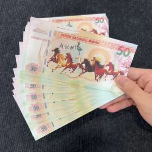 Combo 10 Tờ Tiền Lưu Niệm Mã Đáo Thành Công Macau 50 Patacas - Thích Hợp Lì Xì Tết Sưu Tầm  Quà Tặng
