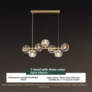 ZHENMEIJU | Copper Luxury Designer Modern Chandelier