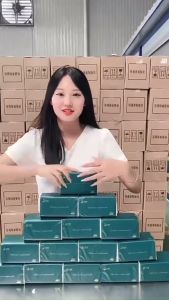 กระดาษทิชชู่ 3 ชั้น หนา ห่อเขียว 350 แผ่น ป้องกันแบคทีเรีย 100% แพ็คคุ้ม 10 ชิ้น