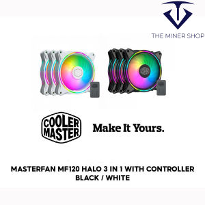 Cooler Master MF120 Halo ARGB 120mm Dual Loop Addressable RGB LED Case 12cm fan
