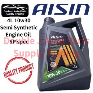 Aisin 10W30 Semi Synthetic Engine Oil SP 4L SIRIM Certified Toyota OEM Minyak Enjin