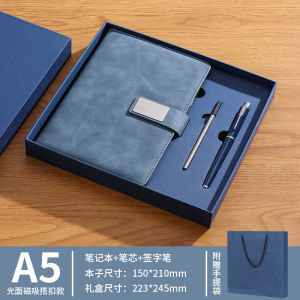 Business Notebook Set with Pen And USB Drive Customizable Logo School Cultural Creative Memorial Gifts for Company Promotion