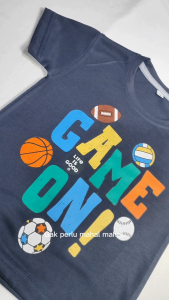 Hypelane Kids - Baju Kaos Atasan Anak Laki Laki Karakter Cowok Distro Game On Umur 1 - 10 Tahun
