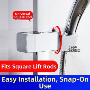 SONGE | No-drilling Shower Bracket Adjustable Square Base