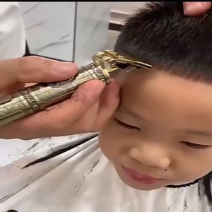 TV228 Rechargeable Battery Operated Professional Hair Clipper Razor Trimmer Electric Razor Blue Battery Included