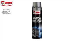GETSUN 4-X Tyre Foam สเปรย์เคลือบยาง เงาดำแบบโฟม น้ำยาเคลือบเงายางรถยนต์ ยางดำ ลดการเกาะตัวของฝุ่น สิ่งสกปรก