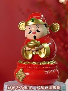 Panduan Membeli Pajangan Dewa Rezeki Uang & Caisen Imlek Chai Shen Ye Patung Solar Goyang Hiasan Dashboard Mobil