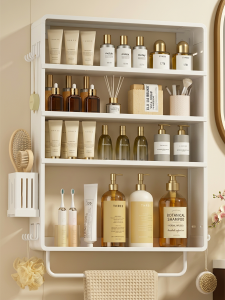 MINGZHIYIFAN | Drill-Free Bathroom Shelf
