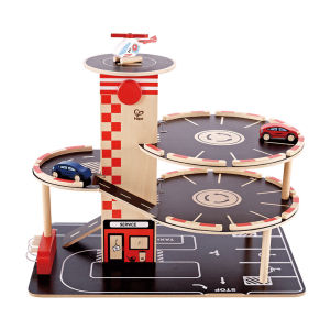 Hape | Intelligence Boosting Car Park Toy Set