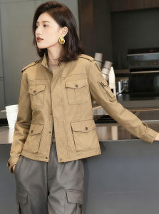 DANTING | Casual Pretty Loose Unique Stylish Korean Short Overcoat