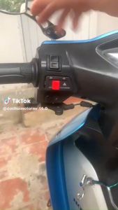 bộ công tắc 4 món cho xe wave anpha 110 wave 2017-2023 ( y hình đại diện) Mẫu thái lan đỏ