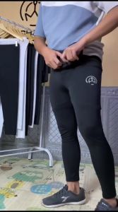 CELANA BASELAYER PRIA PANJANG / CELANA LEGGING OLAHRAGA PANJANG PRIA DEWASA / CELANA OLAHRAGA / CELANA MANSET HITAM PRIA SIZE JUMBO