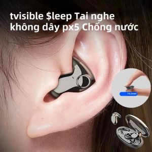 Tai Nghe Bluetooth 5.3 TWS Vô Hình Tai Nghe Không Dây Ẩn Chống Nước IPX5 Giảm Tiếng Ồn Thể Thao Đeo Trong Tai Điều Khiển Cảm Ứng