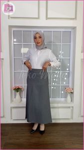 Rok Wanita panjang Line A Formal Bawahan Span Hitam Perempuan Kantoran Premium Androk Remple Belah Belahan Belakang Korean Style Pendek Mini 7/8  Dewasa Anak Ospek Sma Pakaian Kantoran Cewek Kekinian Dewasa Anak Kuliah Bahan Wol