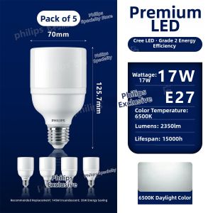 Philips | Stable Brightness LED Pillar Bulb E27