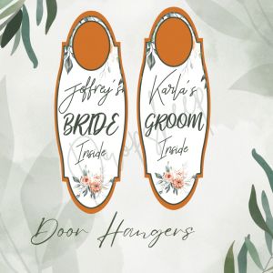 Wedding Props Door Hanger