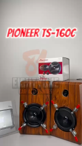 [81]100% Original Pioneer Speaker Component With Tweeter 6.5inch Speaker Kereta TS-160C 16cm Component Speaker Package 300W