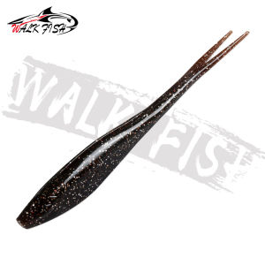 WALK FISH 3PCS New Floating Drop Shotting Soft Bait Fishing Lure 180mm 18g V-shape Split Tail Swimbait Worm Freshwater Fishing